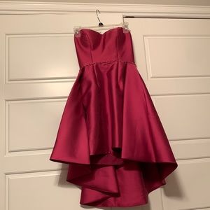 Great formal dress.  Magenta.  Only worn once.  Size 2. Strapless